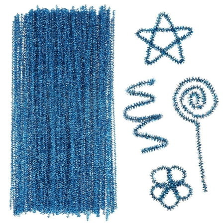 CIMAXIC Glitter Pipe Cleaners for Craft Christmas Stick 200Pcs