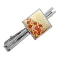 thumbnail image 1 of Christmas Holiday Tree Spirit Shine in Your Heart Square Tie Bar Clip Clasp Tack- Silver or Gold, 1 of 5