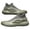Green, variant on AUDeals Men's Sporty Lace Up Low Top Thick Sole Running Shoes Lightweight Slip On Walking Shoes Workout Fashion Casual Hiking Sneakers (Green, 8.5)