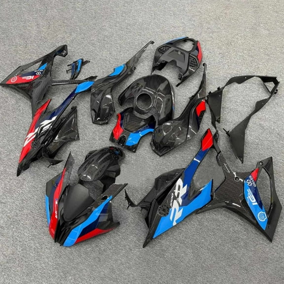 Amotopart Injection Mold Fairing Fit for BMW S1000RR 2019-2022 New Painted Kit ABS Plastic Motorcycle Bodywork Aftermarket