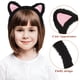 thumbnail image 4 of GOOHOCHY 2 uds diademas con orejas lindas y esponjosas diademas con orejas de animales diademas para lavado de cara diademas para maquillaje, 4 of 7