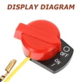 thumbnail image 3 of MOVTOTOP 6pcs On Off Engine Stop Switch for Engine Generators Lawn Mower Supplies Two Lines, 3 of 7