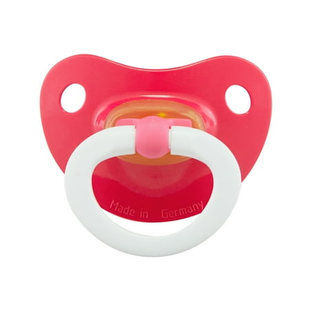 NUK Latex Orthodontic Pacifiers, Girl, 18-36 months, 2-Pack