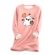 thumbnail image 3 of Ichuanyi liquidación mujer gruesa sudadera de vellón de manga larga estampado de manga ICHUANYI WER202308181825, 3 of 3