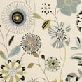 thumbnail image 4 of SAFAVIEH Four Seasons Derren Novelty Flowers Runner Rug, Ivory/Blue, 2' x 6', 4 of 5