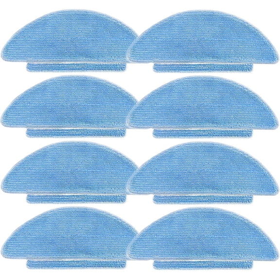 Replacement Mop Pads Set Compatible with Tikom L9000 L8000, Honiture Q6 SE, Lubluelu SL60D, Laresar L6 NEX Robot Vacuum Cleaners, 8 Pack