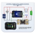 thumbnail image 4 of JUNTEK Direct Current 0-120V 0-600A KG160F 2.4 Inch TFT Color Screen BT Connection Battery Coulometer Battery Monitor Android Mobilephone APP Remotes Check Control Battery Voltage Current Am, 4 of 8