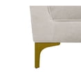 thumbnail image 4 of Sofá 2 cuerpos Navarra pata dorada - Beige Weik Contemporáneo, 4 of 6