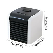 Desk Fan Portable Air Conditioner Fan USB Charging Mini Spray Cooler Household Desktop Small Cooler Portable Mobile Air Conditioning Fan 3ml for Indoor Outdoor Office Bedroom