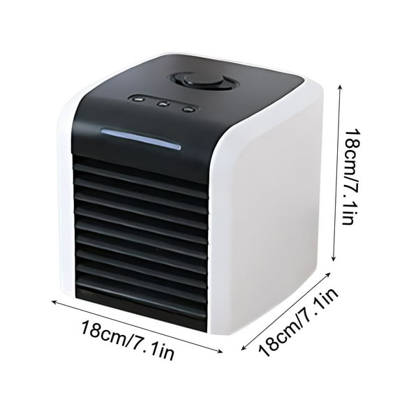 Desk Fan Portable Air Conditioner Fan USB Charging Mini Spray Cooler Household Desktop Small Cooler Portable Mobile Air Conditioning Fan 3ml for Indoor Outdoor Office Bedroom