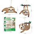 thumbnail image 2 of Adornos colgantes de animales de la selva, 3 uds. Colgantes de perezoso, colgantes de perezoso, decoración de perezoso de fieltro, Ultra sensible, 2 of 8
