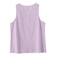 thumbnail image 5 of Womens Linen Crop Tank Tops 2026 Spring Summer Beach Sleeveless Tops, 5 of 6