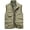 Khaki, variant on Mens Breathable Mesh Lined Utility Vest Big and Tall 5XL, Lightweight Quick Dry Summer Cargo Vest with Multi-Pockets, Khaki,Size XL
