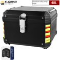 thumbnail image 3 of Contrapeso de motocicleta Kuqibao de aleación de aluminio en ángulo de 48 l/35 l, gran capacidad, pedal de maletero para vehículo eléctrico, caja universal grande, 3 of 5