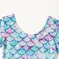 thumbnail image 4 of Gymnastics Leotard w/Headband for Girl Mermaid Long Sleeve Biketards Dance Clothes, 2-8Y, 4 of 7
