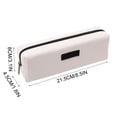 thumbnail image 2 of ZhyrZng Simple Pencil Case for Students - Large Capacity Simple Pencil Pouch Pure Pen Storage Box with Durable Canvas Construction for Office Stationary and Writing Instruments, 2 of 7