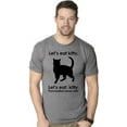 thumbnail image 2 of Let's Eat Kitty T Shirt Funny Punctuation Shirt Cat Tee Graphic Tees, 2 of 9