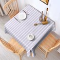 thumbnail image 2 of Christmas Square Tablecloth 42x42 Inch – Waterproof Polyester Printed Table Cover, Wrinkle Resistant & Washable for Kitchen Dining Picnic Party Decor, Single-v4-15, White, 2 of 6