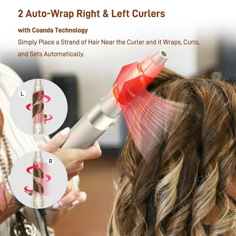 Free Shipping! RACCOMB 5-in-1 Brushless Hair Dryer Styler with