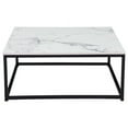 thumbnail image 2 of Versatile White Square Coffee Table Perfect for Kitchen, Dining, Bedroom, Living Room, and More, 2 of 5