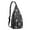 Black-154, variant on Sling Backpack - Cosmic Gothic Design Crossbody Bag, RFID Protection for Secure Travel