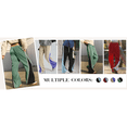 thumbnail image 6 of Lentta Women Wide Leg Track Pants Y2K Parachute Pants Colorblock Baggy Elastic Waist Workout Sweatpants, 6 of 7