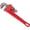 Red + Steel#63, variant on Heavy-Duty 36-Inch Pipe Wrench for Plumbing Tasks, Adjustable Cast Steel Straight Wrench with Red Handle