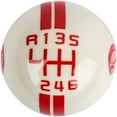 thumbnail image 1 of for Mustang Shelby Cobra GT 500 6 Speed Manual Gear Shift Knob Shift Knob (R on The Left, R-White), 1 of 1