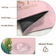 thumbnail image 6 of Pink Christmas Round Area Rug 6Ft Washable Circle Rugs for Bathroom Office, Xmas Tree Ball Winter Modern Art Non-Slip Carpet Floor Mats Indoor Outdoor Carpet Runner Aesthetic Home Decor, 6 of 8