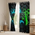 thumbnail image 3 of Erosebridal Gamepad Curtains and Drapes (38x54) for Teens, Stripe Geometry 30%-50% Blackout Curtains for Bedroom, Teens Adult Curtains for Living Room, Window Drapes Bedroom Decor, 3 of 6