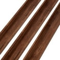 thumbnail image 5 of Floating Wood Wall Shelves Light Walnut 48 Inch Long Hanging Picture Photo Ledge Shelf Rustic Modern Narrow Shelves for Wall Decor Storage and Display Nursery Book Shelves a Set of 3, 5 of 16