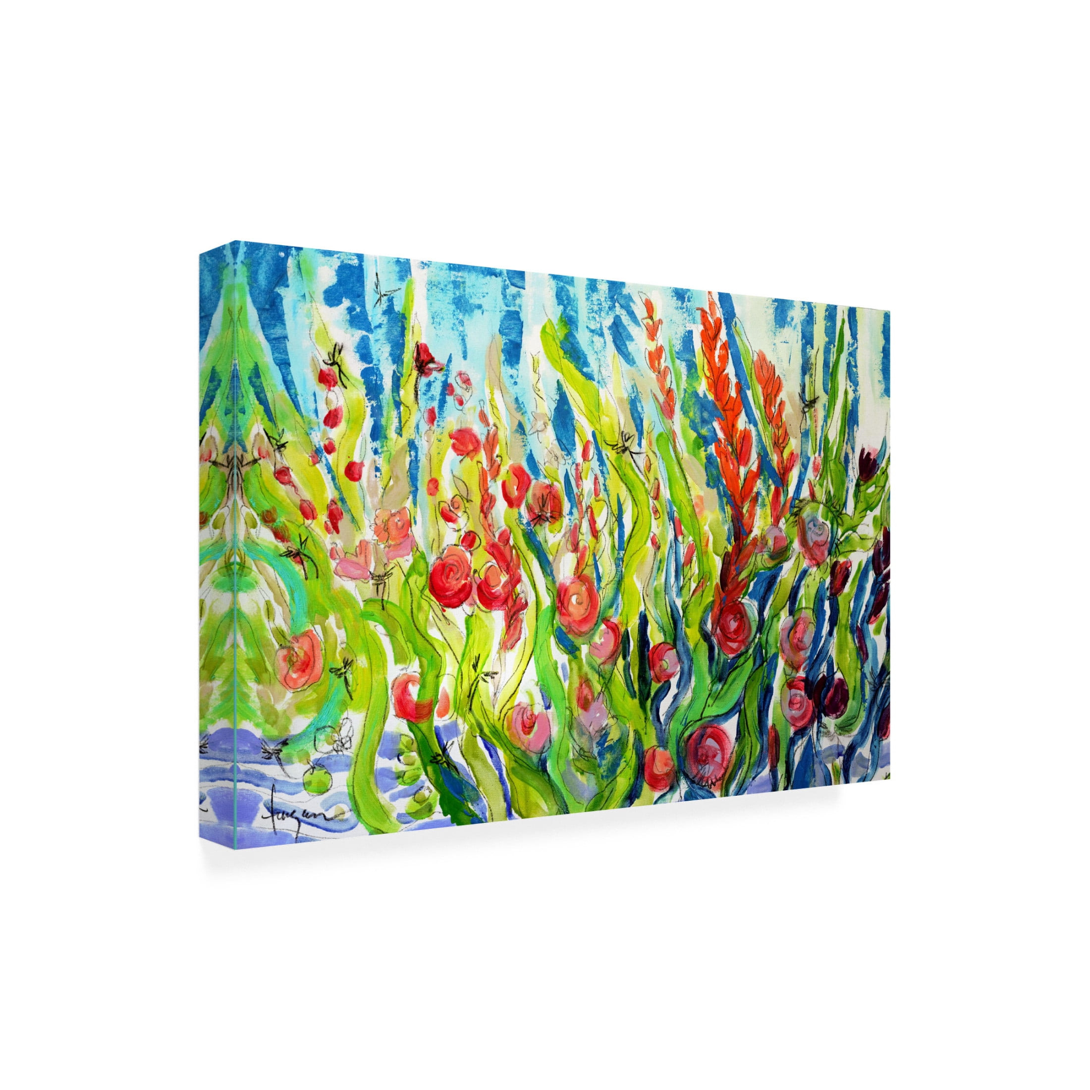 Canvas Wall Art - Dorothy Fagan 'Myplaceinthesun' Wall Art for Living Room, Bedroom, or Office Décor by Trademark Fine Art - 24 x 16 Inches