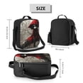 thumbnail image 2 of Fotbe Dark Red Hooded Girl Lonchera Bolsa de Almuerzo para Hombres y Mujeres, Lonchera de Gran Capacidad, Bolsa de Almuerzo Reutilizable, Bolsa Térmica Aislante, 2 of 7