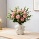 thumbnail image 1 of Jarrón para Arreglos Florales Hidropónicos Jarrón Decorativo Blanco para Sala de Estar., 1 of 7