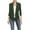 Army Green, variant on Womens Ruched 3/4 Sleeve Draped Blazers Plus Size Open Front Business Work Suit Office Blazer Jackets Casual Basic Cardigan S