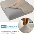 thumbnail image 4 of Eurhowing Outdoor Chair Cushion Covers 6Pcs, Waterproof Stretch Seat Cushions Slipcovers, Chair Seat Furniture Protector for Patio, Khaki, 4 of 16