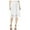 white, variant on maison Jules Womens Crochet A-line Skirt, White, 4