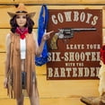 thumbnail image 4 of Chaleco vaquero ATAMET, vaquero, con flecos, para mujer, de Cowgirl Outfits, 4 of 6