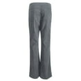 thumbnail image 7 of GJSYRH Women's Corduroy Flare Pants Elastic Waist Bell Bottom Trousers 2025 Fall Pants, 7 of 7