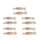 thumbnail image 1 of Sonducket Paquete de 10 conectores, joyería brillante hecha a mano Bohemia, conexión de colgantes en forma de pez para llavero de DIY Ropa, zapatos y accesorios Miscelánea Ojo azul KC Sonducket AP010925-01B, 1 of 6