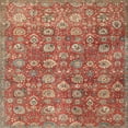 thumbnail image 1 of Ahgly Company Machine Washable Indoor Square Traditional Light Copper Gold Area Rugs, 4' Square, 1 of 7