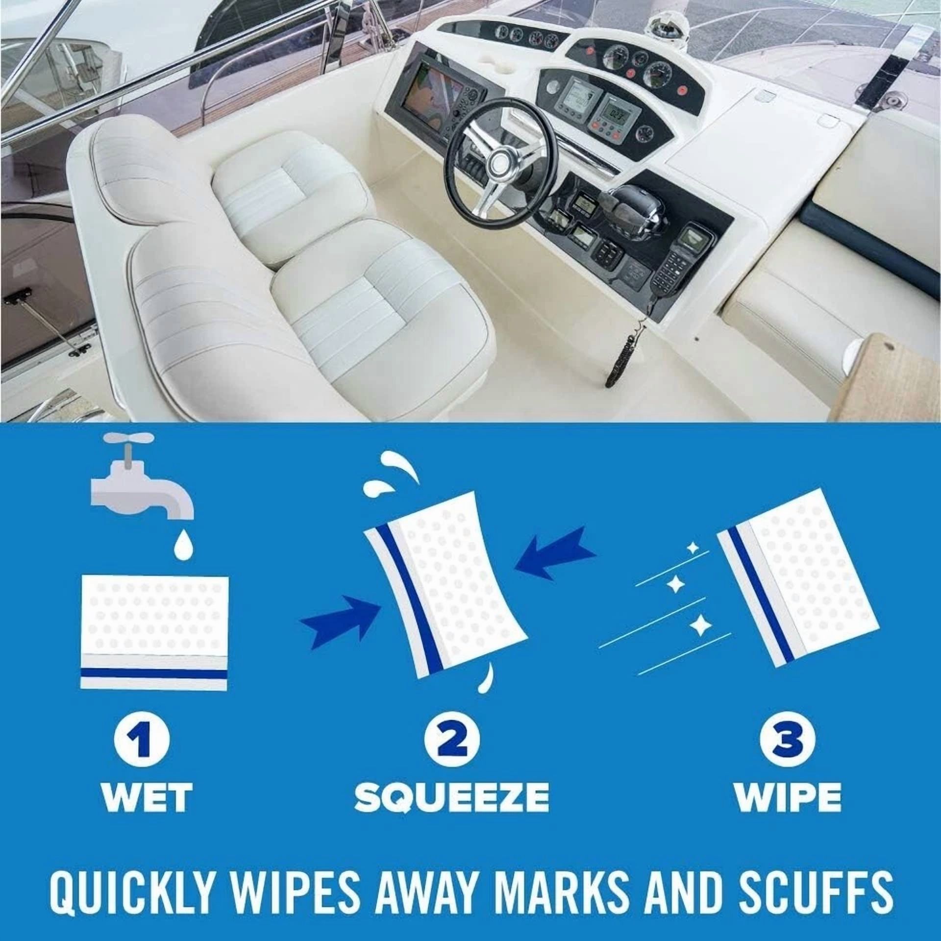 CIRCLE- Premium Boat Scuff Erasers, Boating Accessories For Cleaning, Gift For Pontoon,