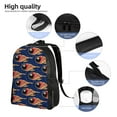thumbnail image 4 of Ratiio Bowling Ball And Flame Print Backpack with Padded 15-inch Laptop Sleeve- Spacious and Durable Daypack for Work and Travel, 4 of 6