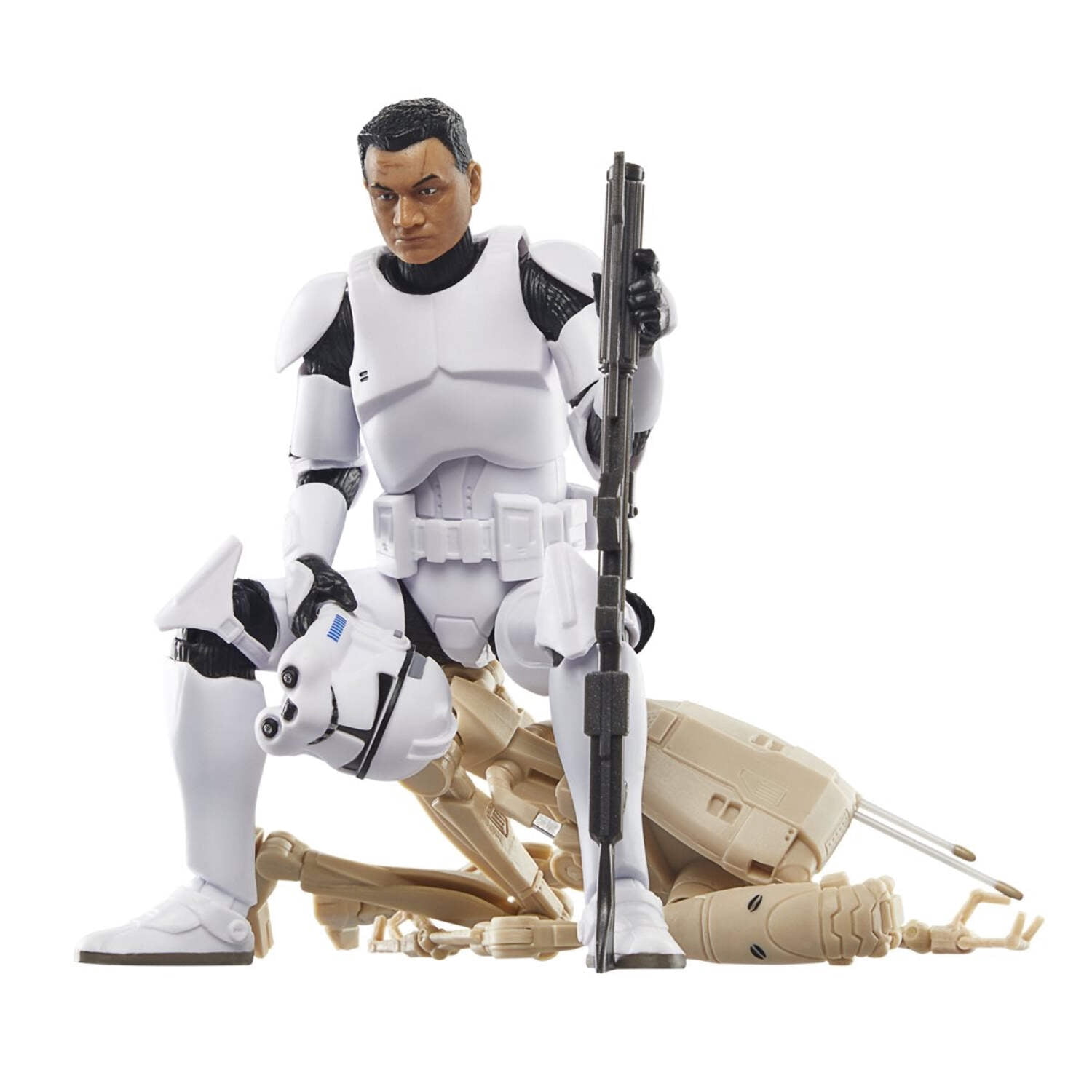 Hasbro Star Wars Black Series Phase II Clone Trooper & Battle Droid Action Figure, 2 Pieces