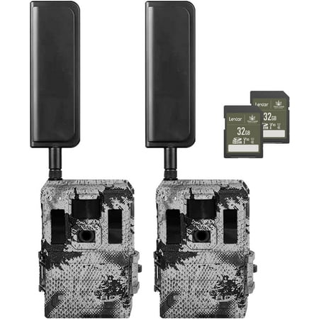Spartan GoLive2 4G LTE Trail Camera 96FOV Wide-Angle Lens Live Stream Anti-Theft GPS On-Demand Image&Video Capture Real-time Updates Built-in Lithium Battery Blackout Areus Camo + SD Cards 2PK...