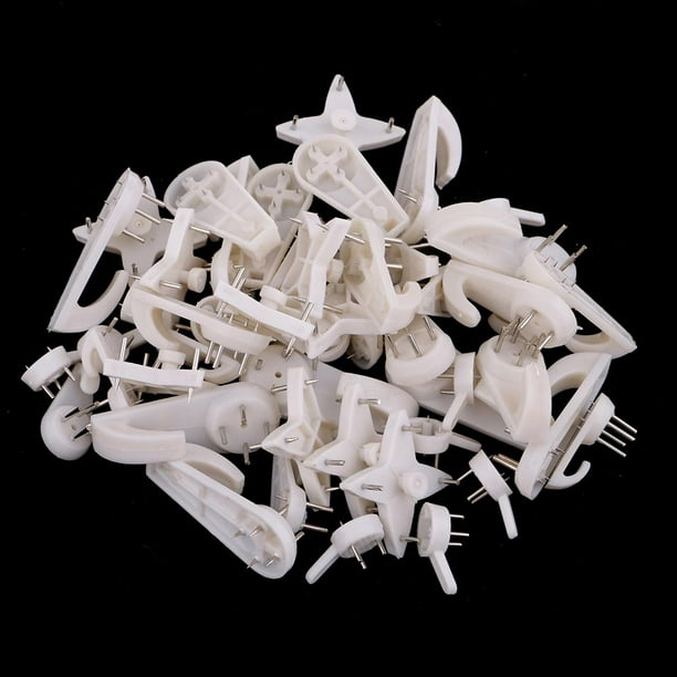 50x) Multi Function Invisible Drywall Picture-Hanging Hooks Clock Hanger  Non Picture Hook Wedding Wall Studs 