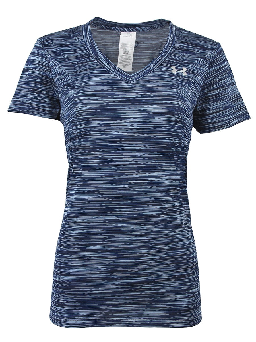 Space Dye V-Neck Loose Fit T-Shirt 