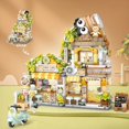 thumbnail image 1 of Street View Series Building Blocks Set, Izakaya Shaved Ice Takoyaki Coffee & Panda Tea House DIY Model, Creative Assembled Scenery Bricks Decor Toy Gift for Kids, 1 of 6