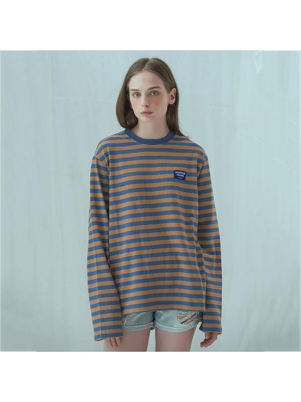 VICOODA Korean Women's Retro Striped 