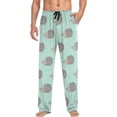 thumbnail image 3 of GZHJMY Hedgehog Pajama Pants for Men, Lounge Pants Lightweight Men Pajama Bottoms with Drawstring Pockets, Christmas New Year Birthday Gifts, X-Large, 3 of 6